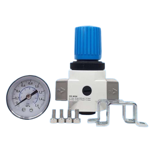 REGULADOR DE PRESSAO DE AR MINI 1/4 16BAR OR